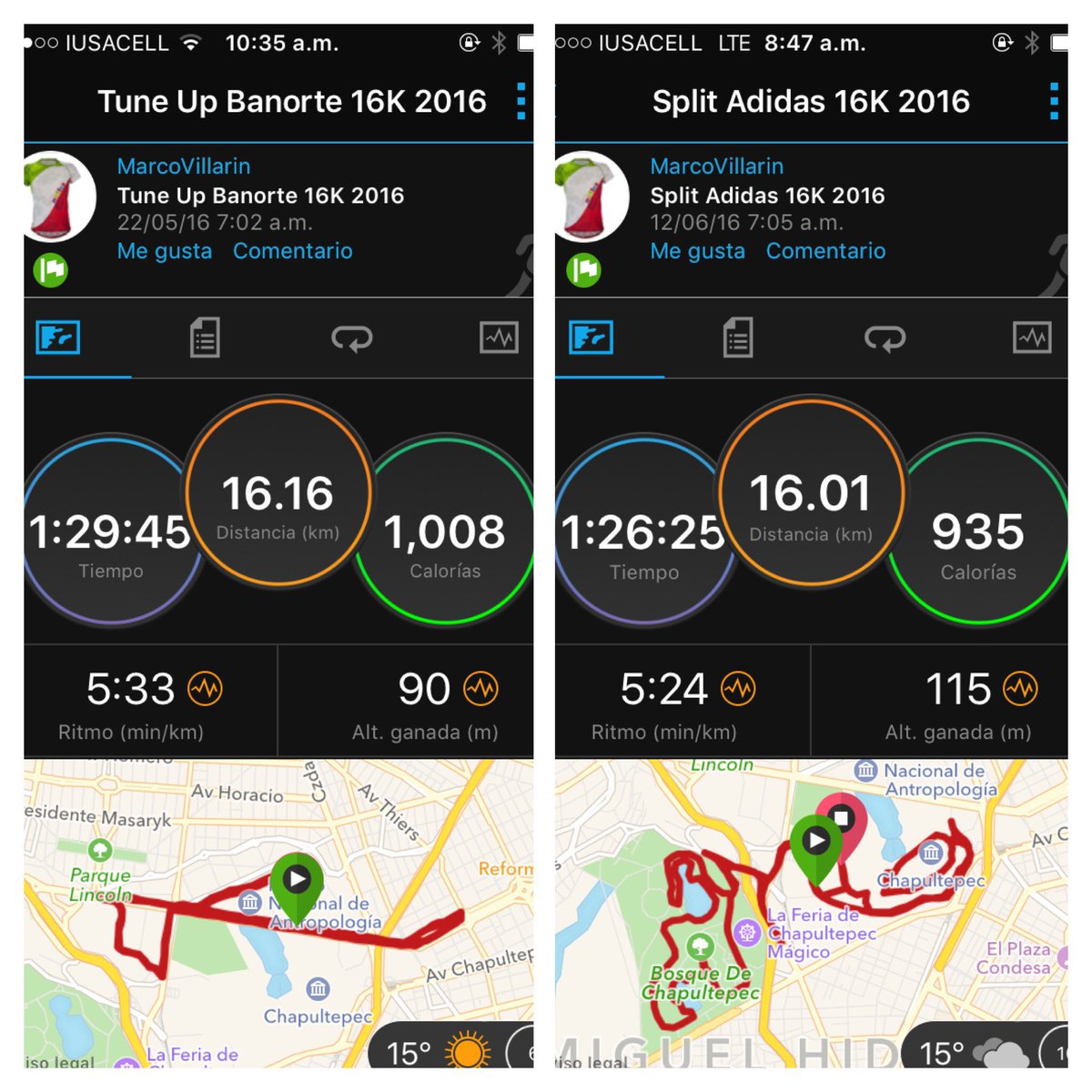marco_villarin's tweet photo. @GarminMexico monitoreando mi progreso hacia el #MaratónCDMX con mi #Forerunner225. Seguimos en ruta con Garmin! https://t.co/tqKq3RniyR
