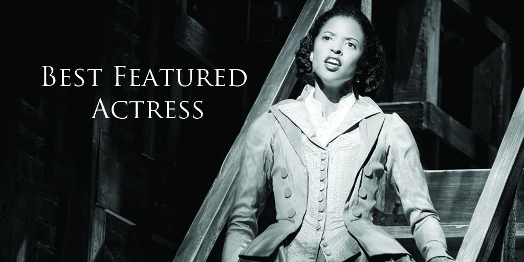 HamiltonMusical's tweet photo. Congratulations to Renée Elise Goldsberry, @TheTonyAwards winner for Best Actress in a Featured Role in a Musical. https://t.co/mhJ8eRcQfy