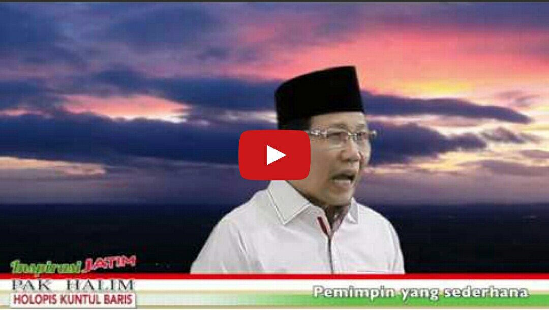 Pak Halim: Pemimpin Harus Sederhana
youtu.be/Akcahh8RBBw #politik