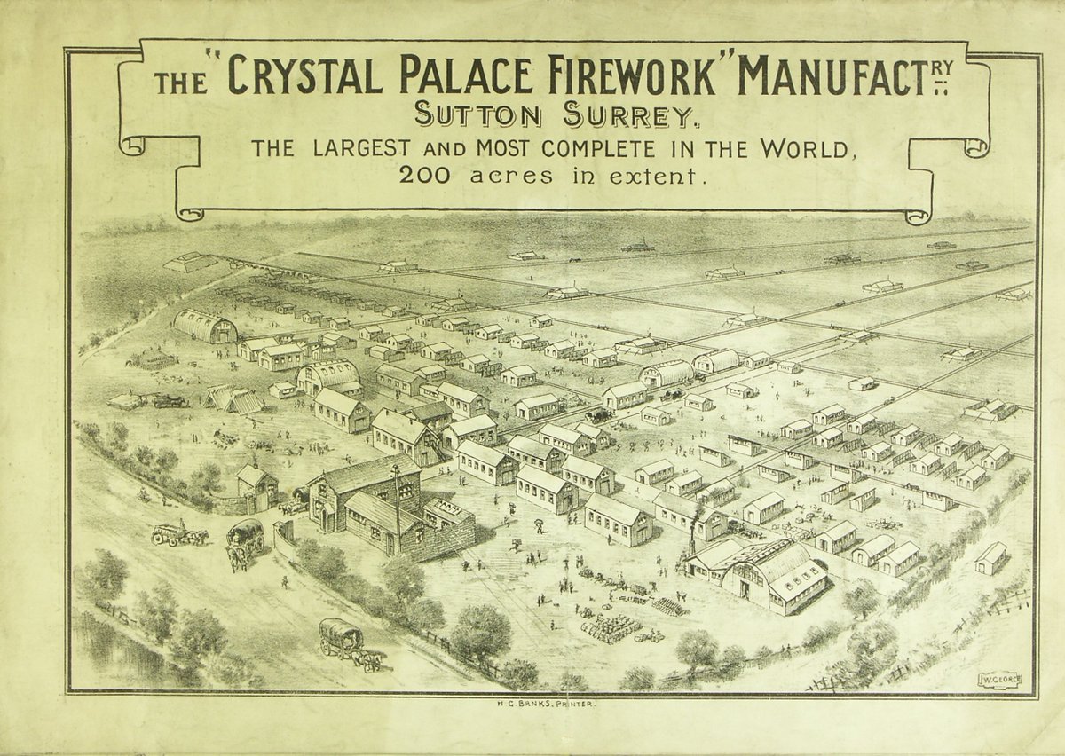 BrocksFireworks's tweet image. &quot; Brocks Firework Factory Sutton &quot; Map Of Our History @BrocksFireworks Amazing #fireworks #FireworkFactory #London