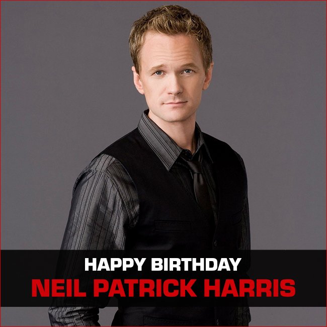 moviesnowtv's tweet photo. #HappyBirthday Neil Patrick Harris!
The reason we all watch How I Met Your Mother. Legendary! https://t.co/4dDW5DdLfA