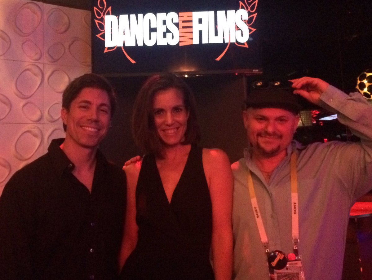 Hangin at the closing party for <a href="/danceswithfilms/">Dances With Films</a> with <a href="/MariaPallas5/">Maria Pallas</a> &amp; <a href="/micahebrandt/">Micah Brandt</a> #whatwhat! <a href="/Breaking_Legs/">Breaking Legs</a>