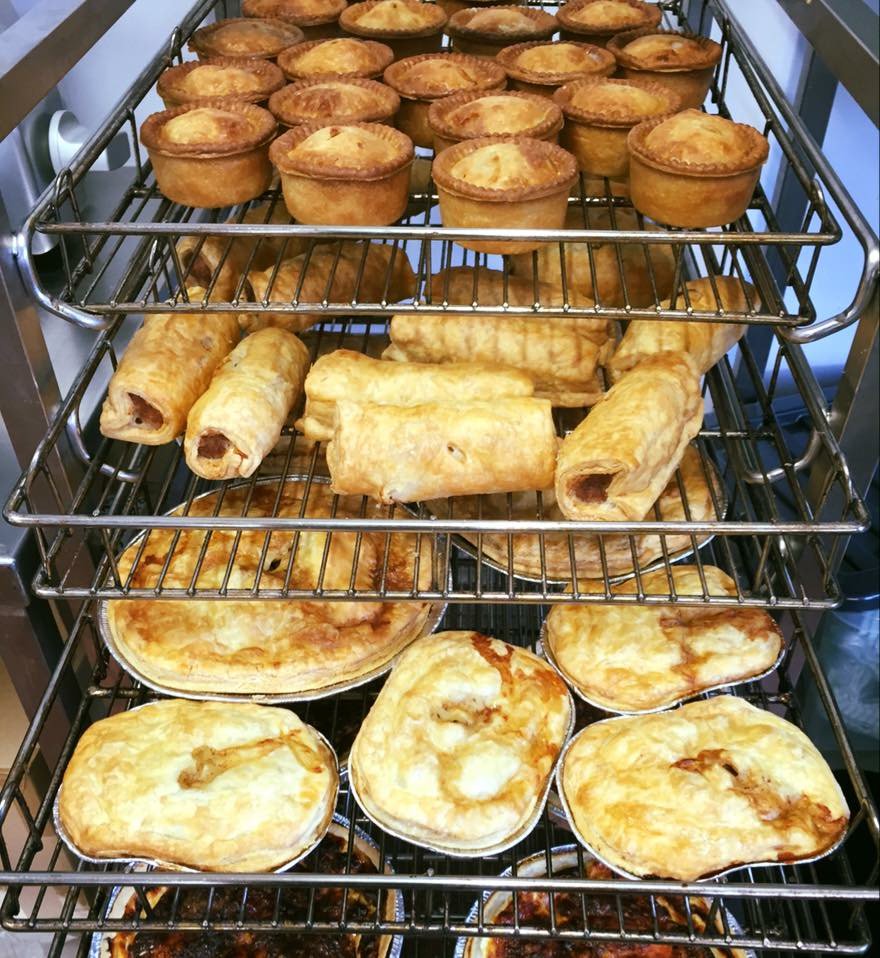 Freshly baked <a href="/PotHouseFarmShp/">Pot House Farm Shop</a> 
Delicious local produce #porkpie #saussageroll
