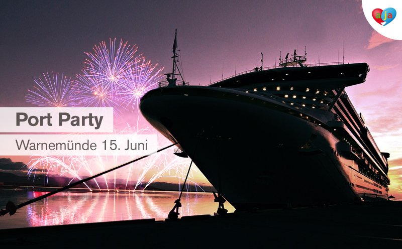#a-ja_Resorts #Portparty #Warnemünde Doppelanlauf am 15.06. um 17 Uhr.