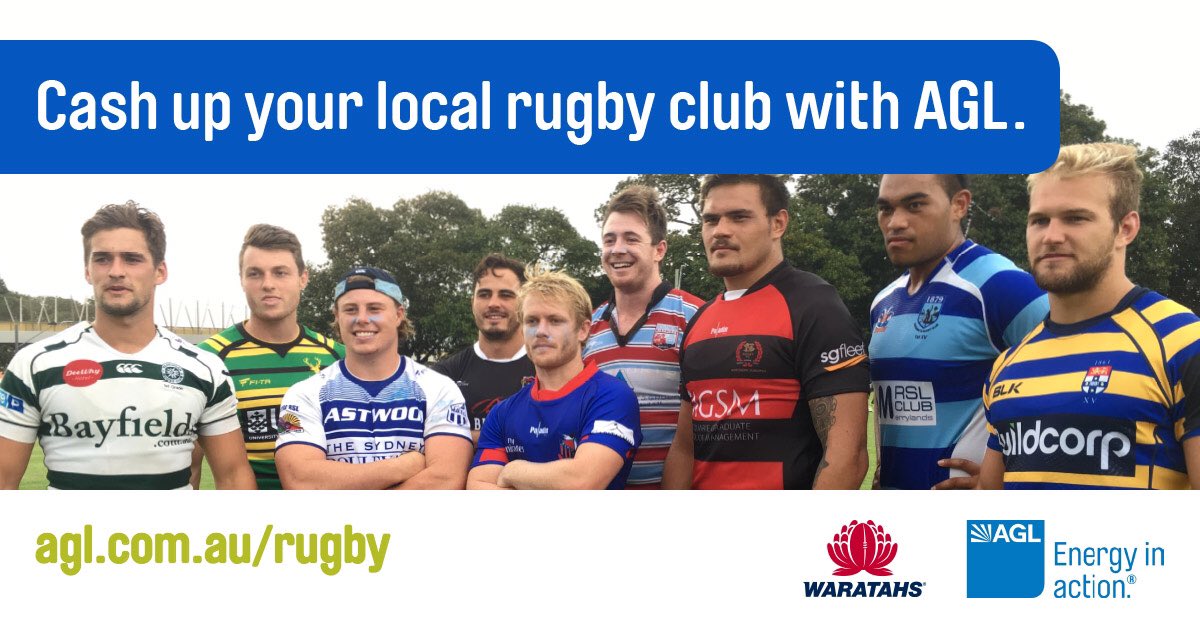 NSWWaratahs's tweet photo. Join the Tahs in supporting grassroots #rugby with an @aglenergy Waratahs plan https://t.co/XwEC3FGqKd #futureTahs https://t.co/P38xs4gKxz