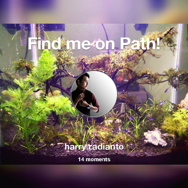 Find me on #Path now! Go to path.com/profile/3BA32A