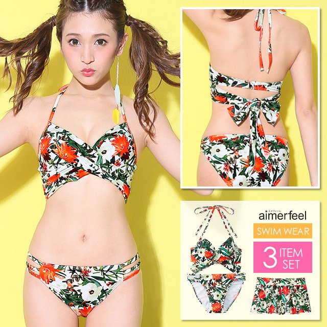 ★aimerfeel水着★ aimerfeel（エメフィール）の「オールドローズ水着（水着）」 - WEAR