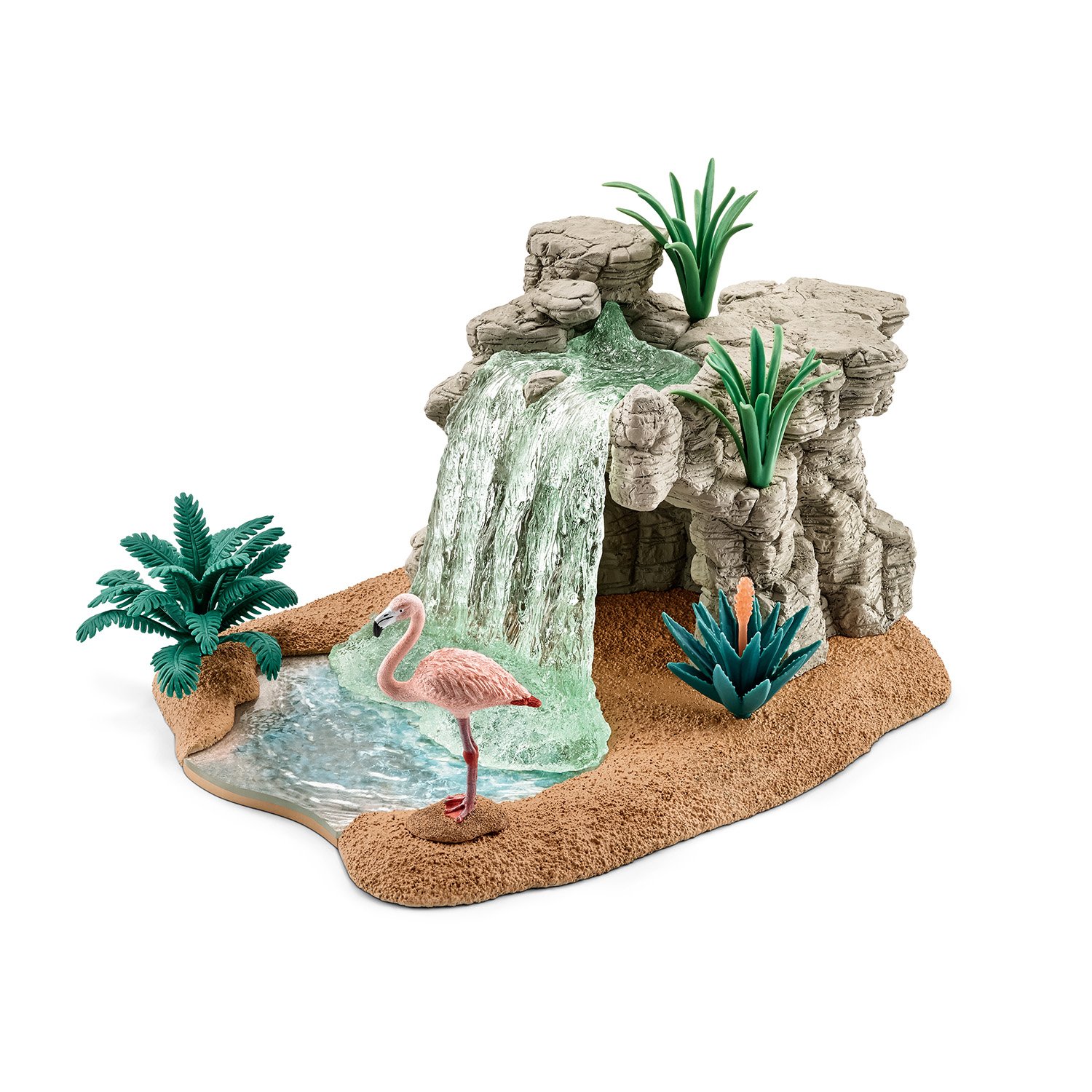 おまけ付き サバンナ水飲み場フルセット シュライヒ動物 Schleich