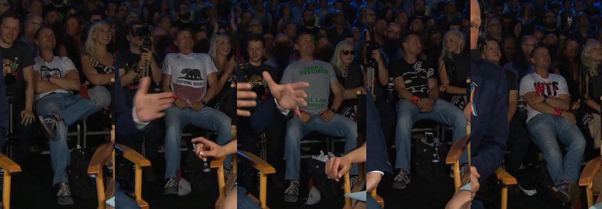 Ladies and gentlement: the true hero of #BE3 #shirtguy