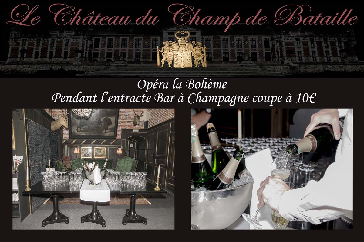 Chateauduchamp's tweet photo. Opéra la Bohème 17 et 18 juin au Château du Champ de Bataille https://t.co/WWFtMXkSw1