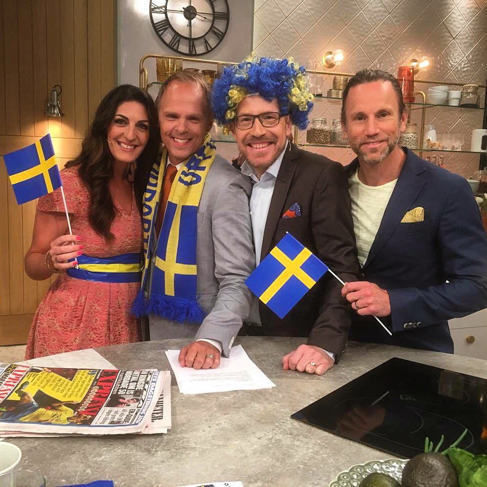 I dag laddar vi på #nyhetsmorgon för Sveriges första match i #fotbollsEM #EM16 #em #EURO2016 #nymo 