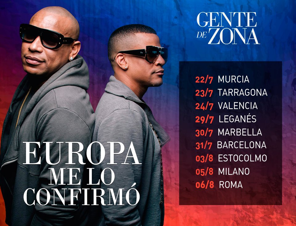 GdZOficial's tweet photo. Pronto se forma #LaGozadera en #Europa. Todas las fechas las encuentran en: https://t.co/k03H6BQmcu https://t.co/S1uswVarbG