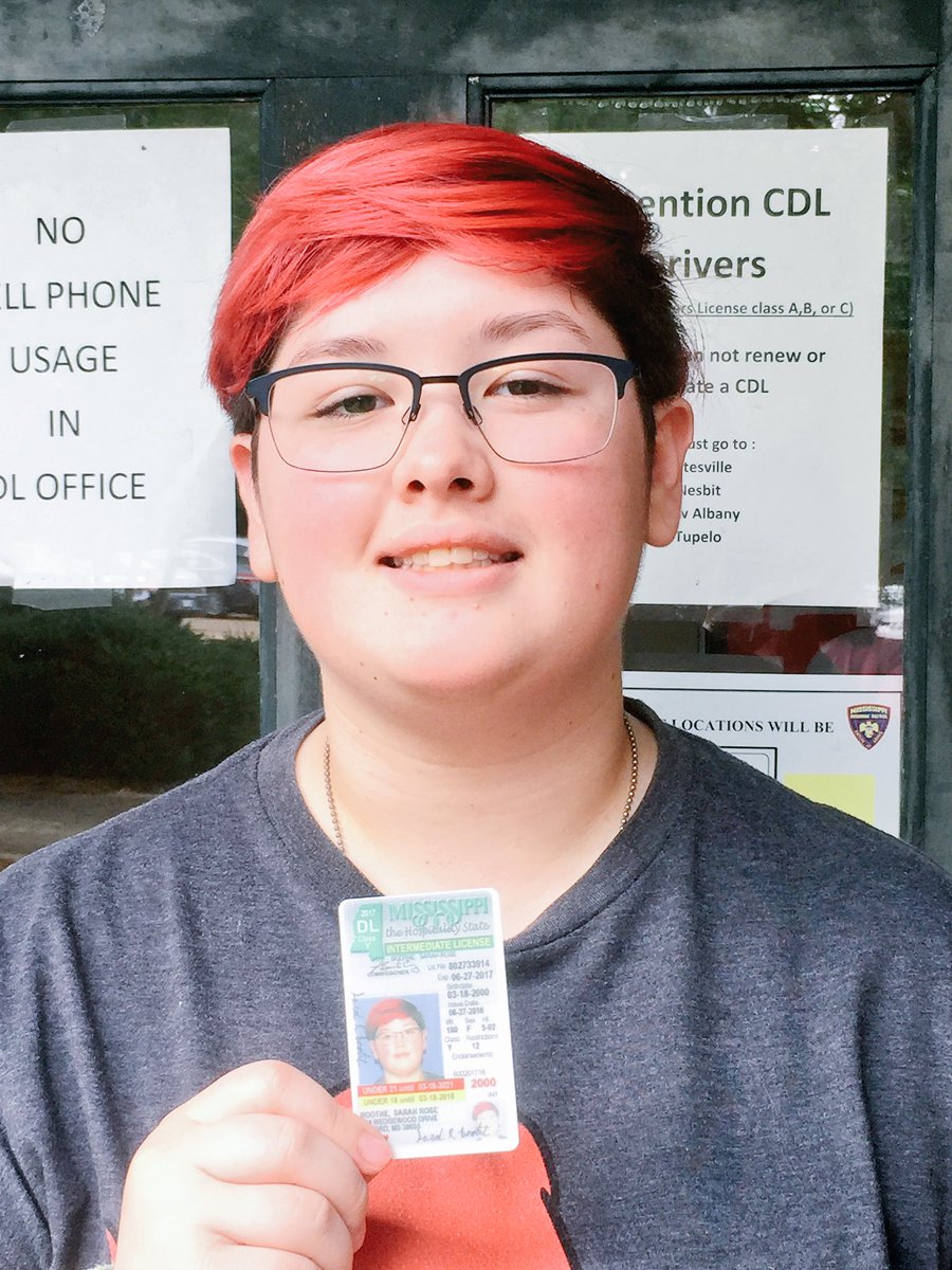 She did it!  Another licensed driver on the road. #ProudMama