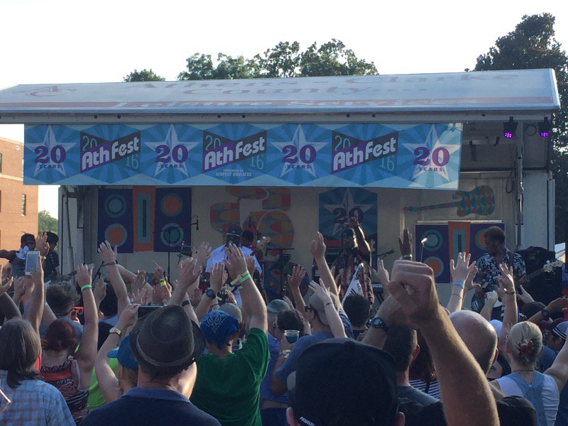 Great weekend at AthFest jamming with <a href="/TStoneOfficial/">TPTS</a> 🤘🏻