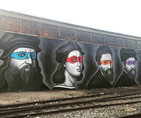 HAILtoTheKING's tweet image. Renaissance Ninja Artists. Wow!#TMNT