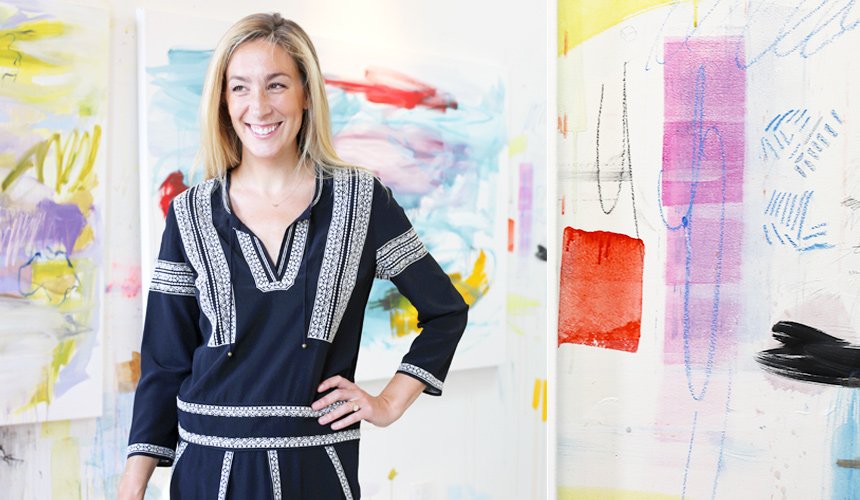 veronicabeard's tweet photo. Meet artist #MaryNelsonSinclair, our newest Mover & Shaker (wearing our new collection!): https://t.co/Lt0GocoLXV https://t.co/z9KrTeR80n