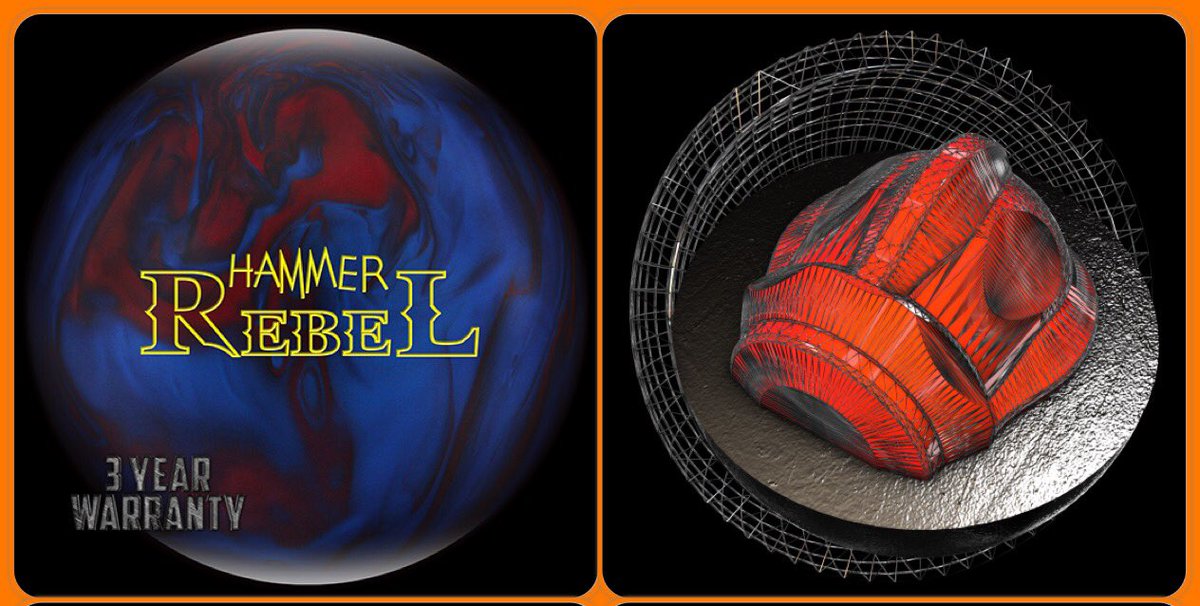 HammerBowling's tweet photo. The new Rebel core creates more revolutions which creates a stronger reaction on lane. Avail 7.5.16 #HammerBowling https://t.co/65PGm6TcbQ