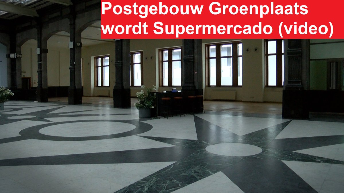 AstadTv's tweet photo. Postgebouw Groenplaats wordt Supermercado video https://t.co/QssKBelUMK @bartdecl @bpost_nl  @Tanguy_Ottomer https://t.co/GrrpubI2Hu