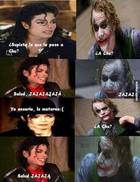 Cuando Joker encontró a Michael goo.gl/mDBX3Y #joker
