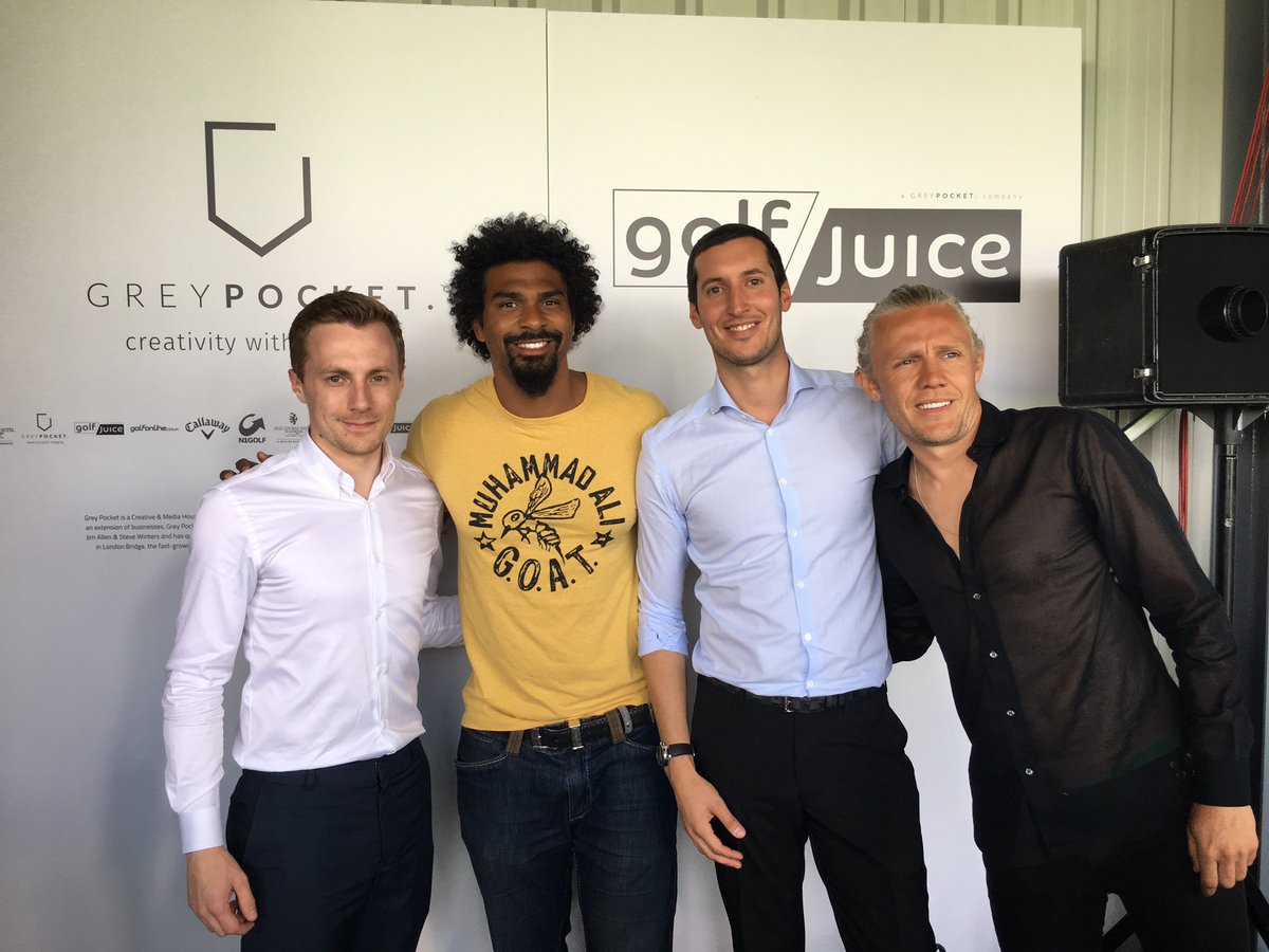 GreyPocket's tweet image. Our co-founders @Jim4llen &amp;amp; @mrstevewinters at the @golfjuice filming with @mrdavidhaye &amp;amp; @jimmybullard!
