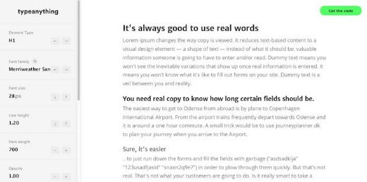 InteractivityLa's tweet photo. #Tip Conocé #TypeAnything, permite probar diferentes tipos de letra desde el navegador ▶ https://t.co/G7HrdZ4csY 🔠 https://t.co/Ij3FpkQHNi