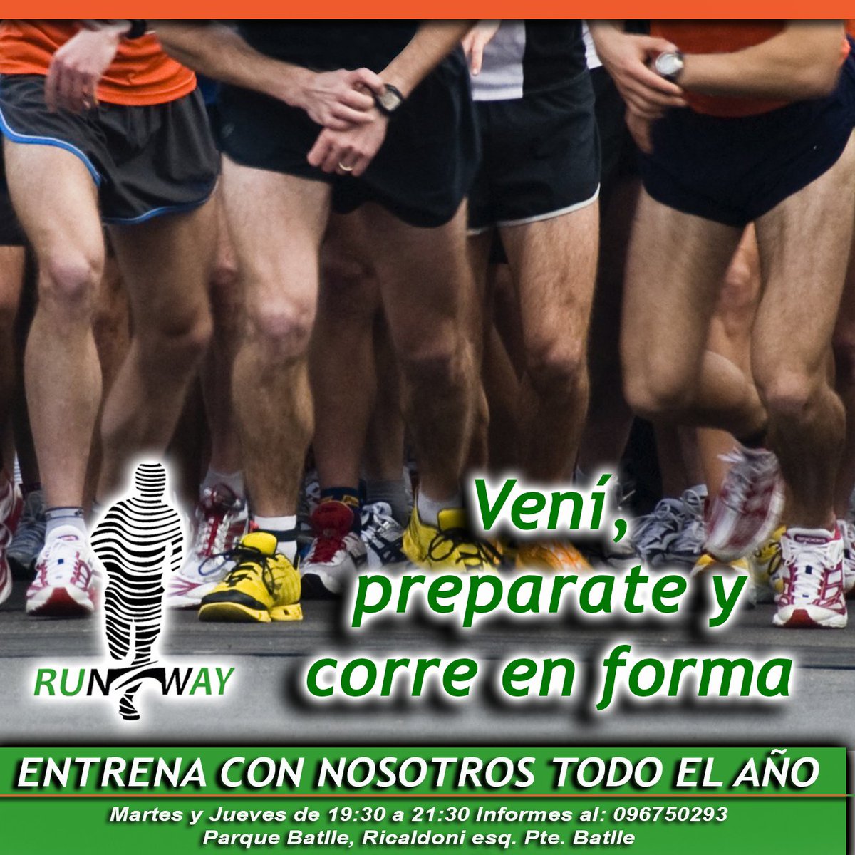 RunWayMvd's tweet photo. Nosotros te preparamos y asesoramos https://t.co/nIzqwjLdxX #Maratón #CorreEnForma #Training #SinExcusas https://t.co/HUTs31rGSK