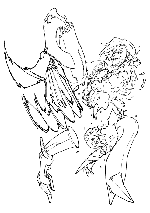 sarmata_mra's tweet photo. @TOS 線はそれなりに引けるようになってきたけど白黒の画面の処理の仕方がいまいちつかめないなー…作業時の見え方と保存したときの見栄えが全然違うのが困惑する。やり方がよくないのかな。 https://t.co/yRmCDkQCQA