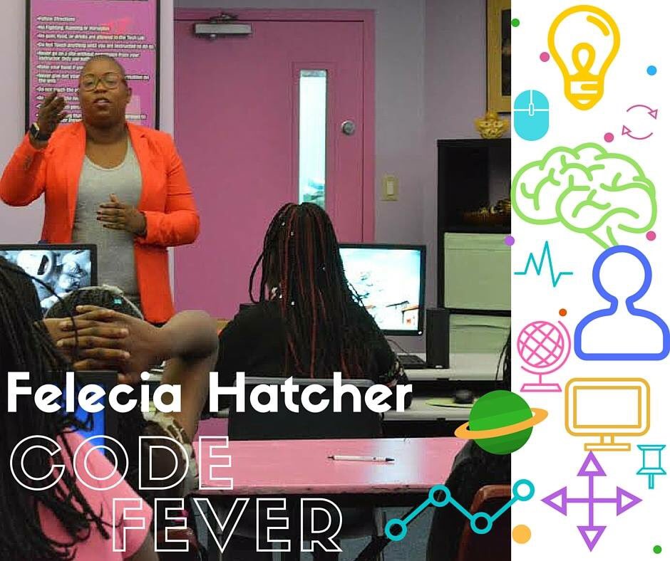GirlPowerMiami's tweet photo. There's always something to learn at S.T.E.A.M. with our coding coach, Ms. Felicia.@codefevermiami #STEAMsummercamp https://t.co/FesiHYITNT