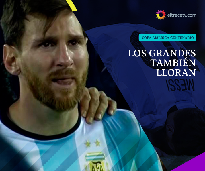 eltreceoficial's tweet photo. Messi renunció a la selección argentina y en las redes miles de usuarios piden que se quede. Vos, ¿qué le dirías? https://t.co/rBzGphq8m0