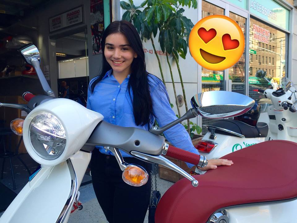 Our Bellisima intern Allie on her first day of VQ Summer Internship!