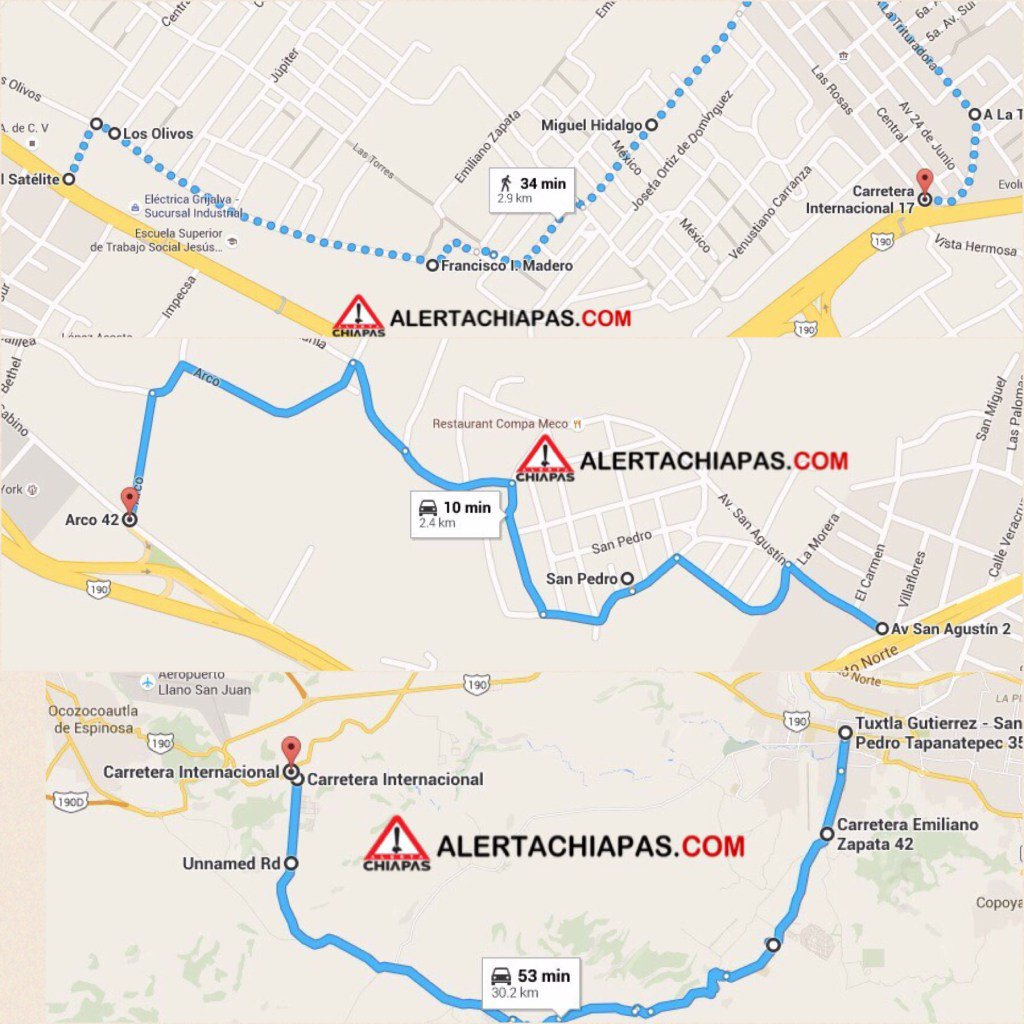 AlertaChiapas's tweet photo. Vías alternas a bloqueos en #Tuxtla https://t.co/eFilEuguMe https://t.co/vQ6pEaVgdx