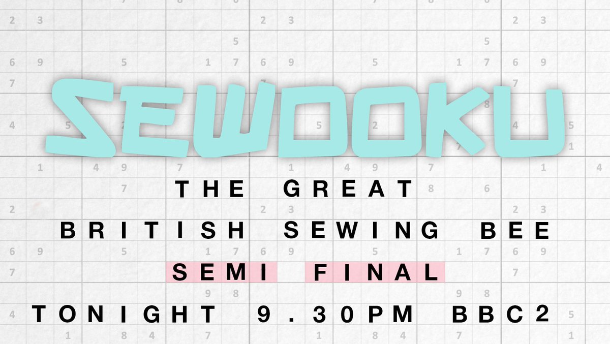 sewingbee's tweet photo. Puzzling patterns from Japan await in tonight’s #SewingBee Semi Final at 9.30pm on BBC Two! https://t.co/SaXwWrF756