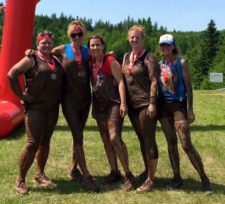 ChristineGray7's tweet photo. #mudrun2016 having a blast with my girls:) @JeniferDempsey https://t.co/a9fPCLXDCX