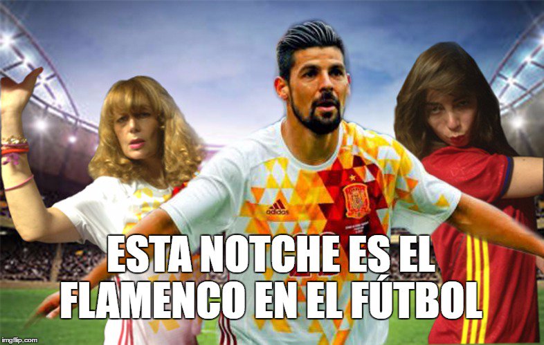 LoliesEuro2016's tweet photo. "ESTA NOCHE ES EL FLAMENCO EN EL FUTBOL" #ITAESP #ESP #EURO2016 #victory https://t.co/4lzvjO9TDo