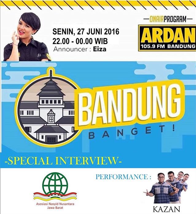 Eh buat kamu yang kepo nihh sama <a href="/annjabar/">Nasyid Nusantara Jawa Barat</a>? Kepoin IG-nya! Langsung kontak CPnya ajaa~

Cinta musik? Gabung! #BdgBgt