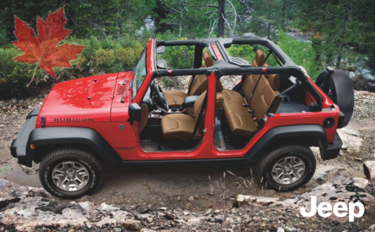 True north strong and free. Wishing all of our Jeep fans and owners a happy and restful #CanadaDay weekend!