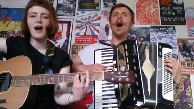 Some of the Giants of our Launch Party are acoustic punks Gorem&amp; Avona 16Jul @JamJarBristol youtube.com/watch?v=TDBYW6…