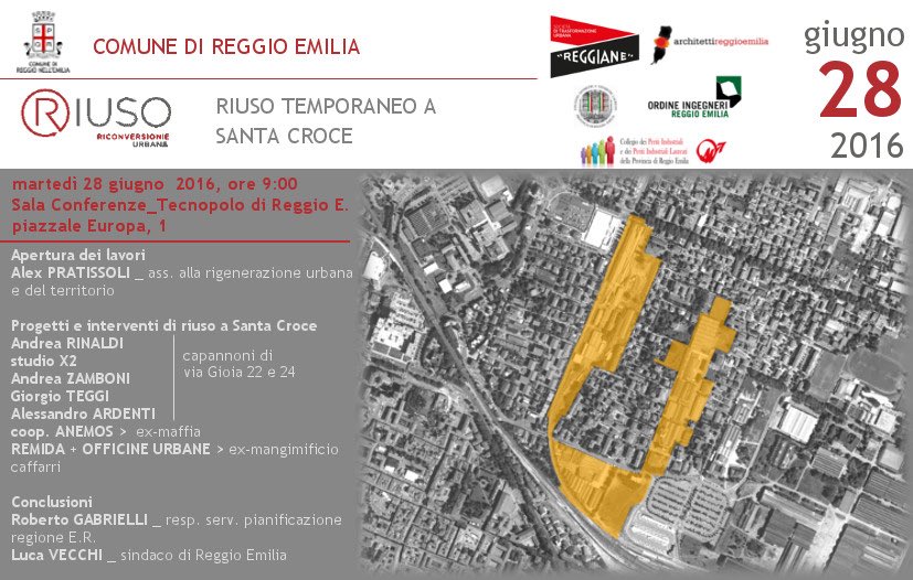 Domani Remida e <a href="/officineurbane/">Officine Urbane</a> presentano Remida 2.0, dalle 9 al Tecnopolo di #reggioemilia
