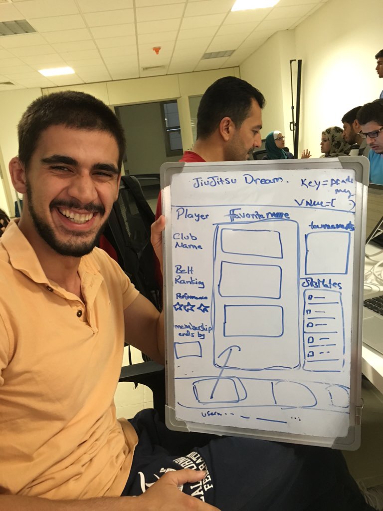 ReBootKAMP's tweet photo. Solo project: Mohammad's Jujitsu app #api #javascript #reactjs #hackyourwayout @HackReactor https://t.co/WGEig0GwX4