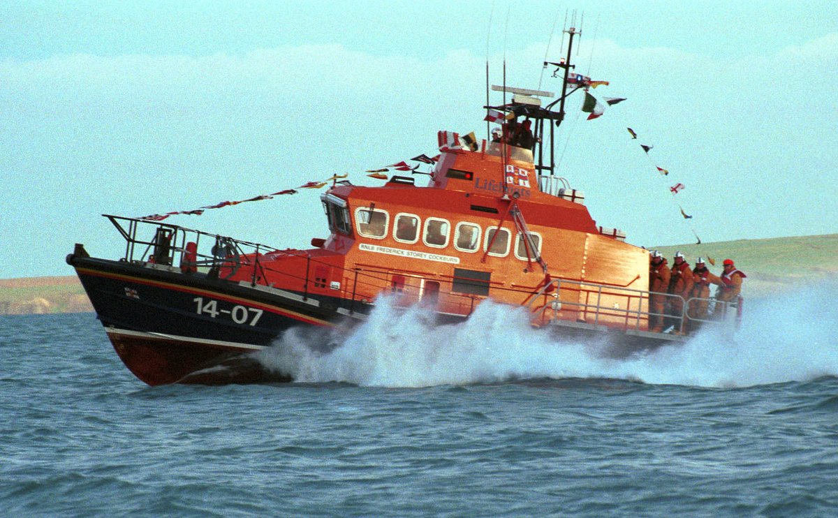 Lusitania100's tweet photo. Courtmacsherry Harbour Lifeboat https://t.co/2RWPtKNkOQ