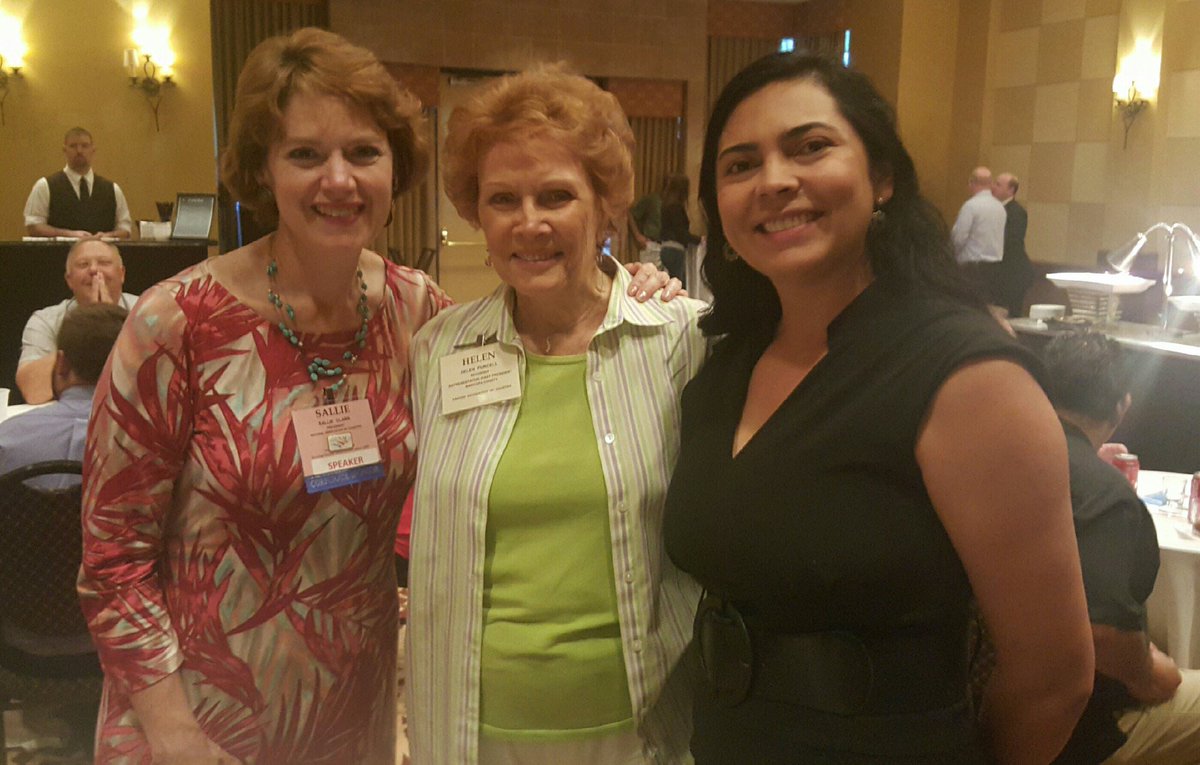 1GPA's finest smile with <a href="/NACoTweets/">NACo Digital Team</a> President <a href="/SallieClark/">Sallie Clark</a> and Helen, Maricopa County at Nat'l Assoc of Counties!