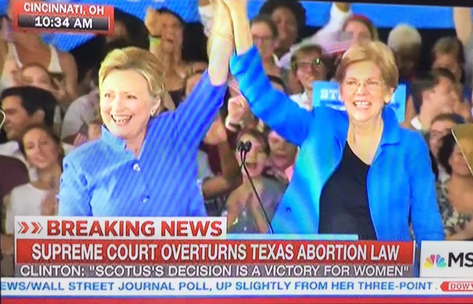 TheNewsFlasher's tweet photo. What a great day for women. #SCOTUS https://t.co/7rTuRH5fpB