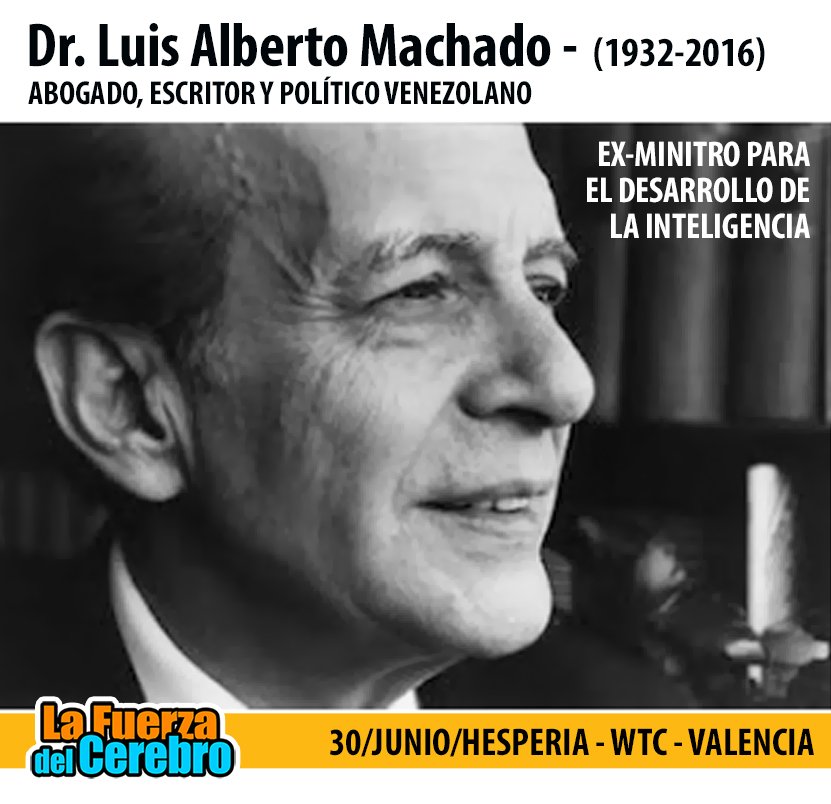 ConferenciaM's tweet photo. En el marco de la Conferencia Magistral se le realizará un Homenaje Póstumo al Dr. Luis Alberto Machado (1932-2016). https://t.co/goTec0yGF6