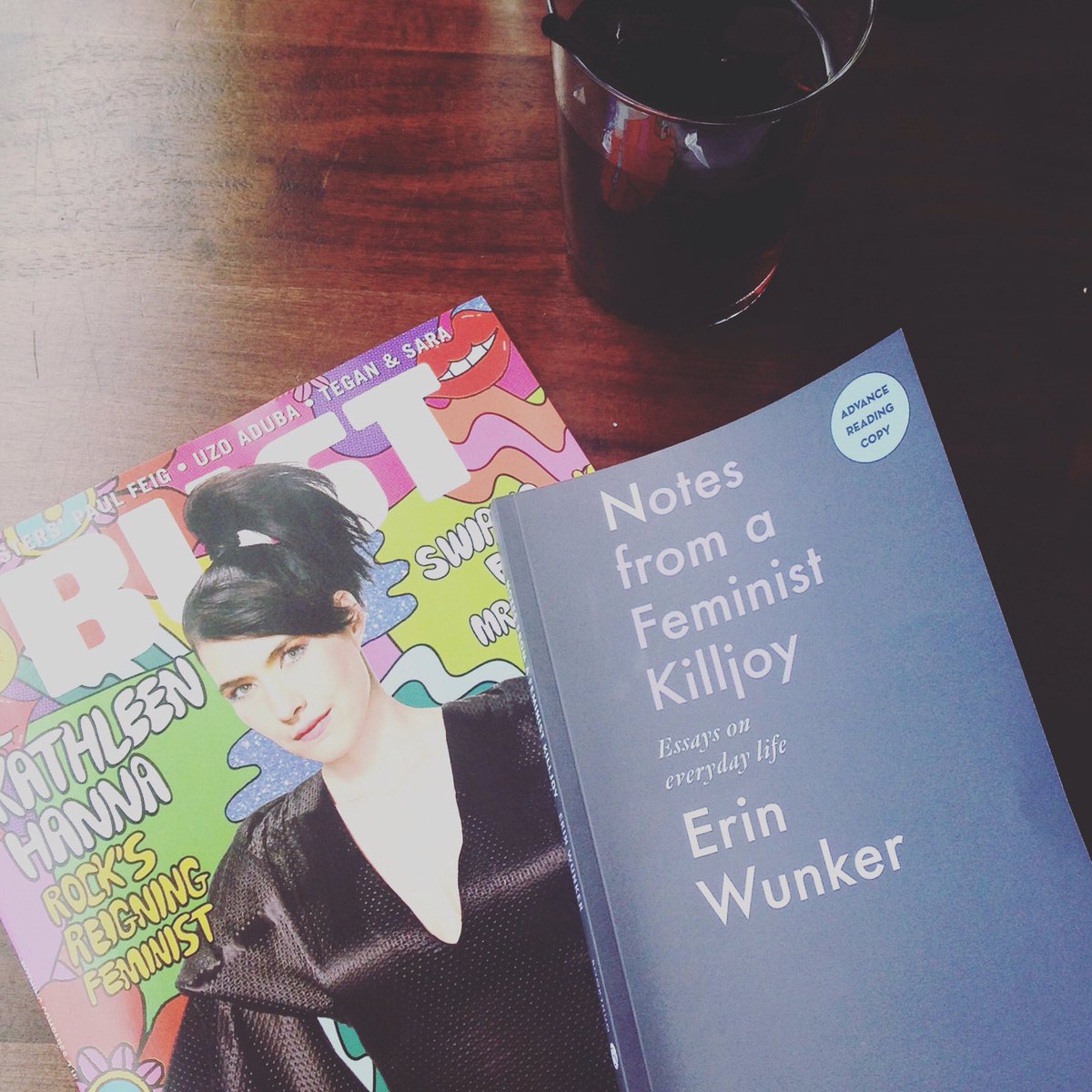 shannonwc's tweet photo. "May you know the fierceness of strong friendships w/ women," @erinwunker Notes from a Feminist Killjoy (@bookthug). https://t.co/0tIYJY0QoC