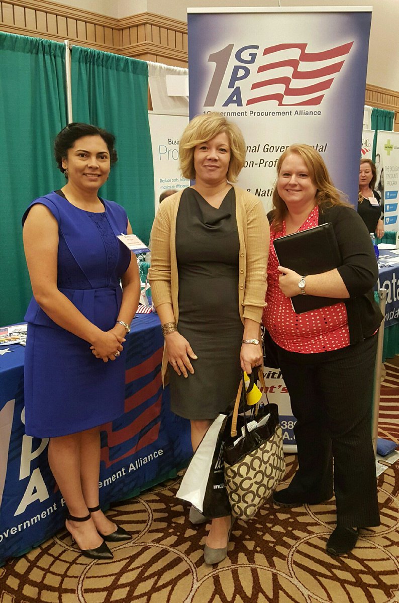 Thanks for stopping by our 1GPA booth at <a href="/NACoTweets/">NACo Digital Team</a> Conference!  Always great to see ladies from Maricopa County!