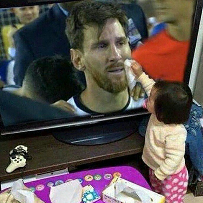 mklac2015's tweet photo. I know its sad but u made a great decision.those stupidArgentines now will feel how much they need you..love u king. https://t.co/M2XI5WNi9f