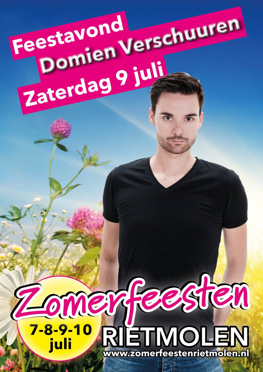 Win nu kaarten voor zaterdag 9 juli, party met @Domien &amp; <a href="/Broadway_online/">Broadway</a>! Check de Facebook pagina voor de actie!