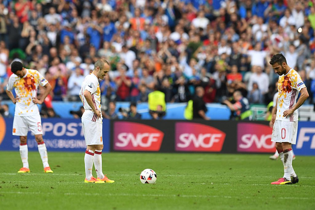 Azzurri's tweet photo. #EURO2016
#ItaliaSpagna 2-0
La revancha è presa! Serviva lo straordinario? Gli #Azzurri lo hanno fatto! #ITAESP https://t.co/TiesmJbbb8