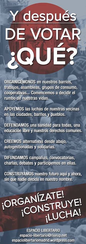 MAEcosocial's tweet photo. Lo importante no es que votes o no, si no lo que haces los 364 días restantes. #Municipalismo #Ecosociales https://t.co/9gRueyh6Tp