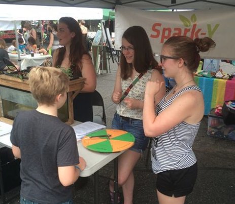 SY_MicroGreens's tweet photo. Meet Spark-Y's new @nefarmersmarket interns! These 3 ladies are full of creative ideas for their weekly market booth https://t.co/YtLf1vJC85
